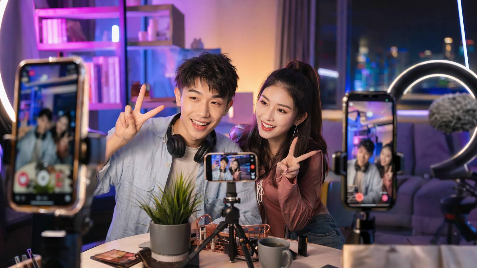 泡芙volg短视频创作者拍摄短视频