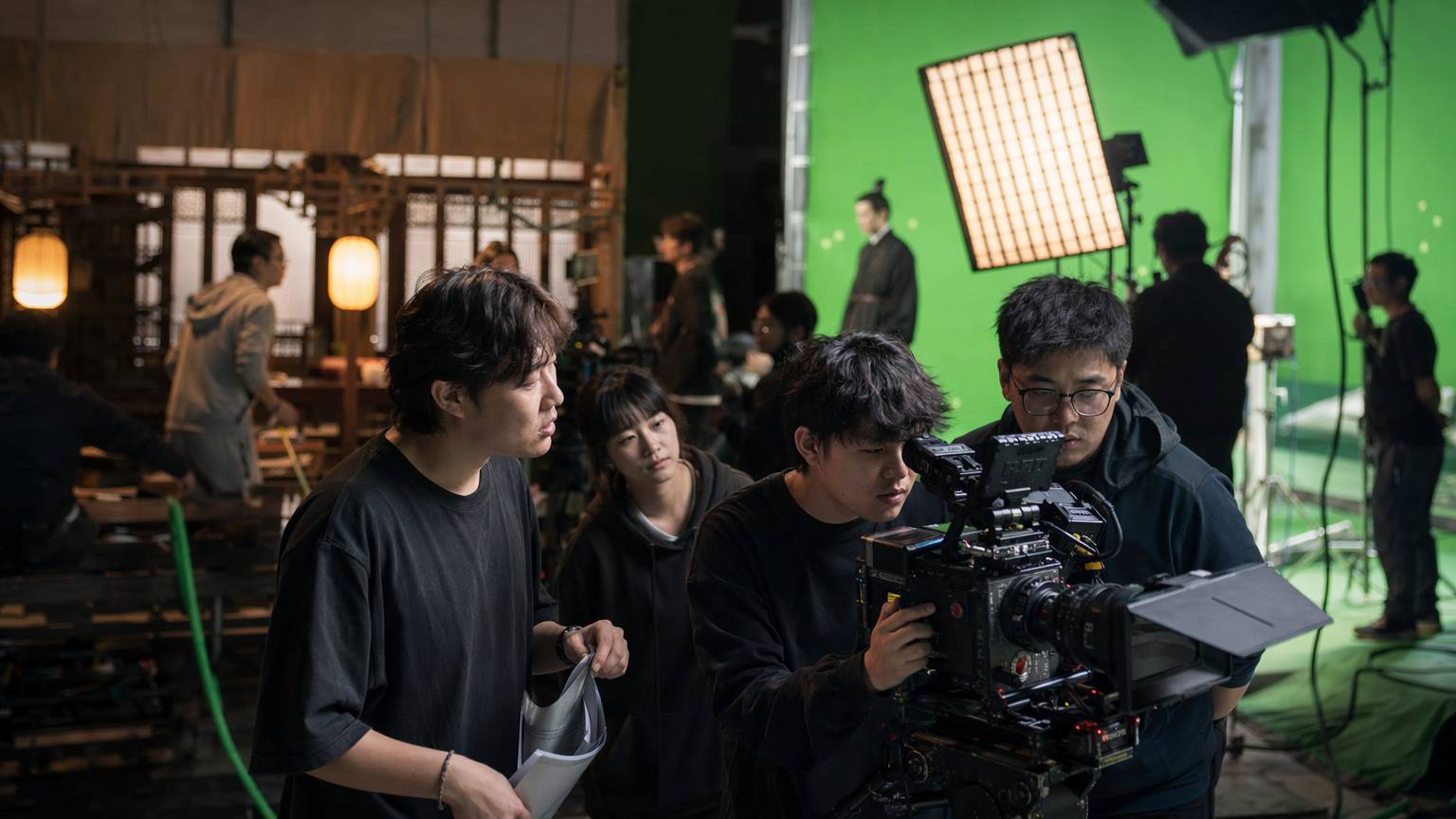 平台影视制作现场